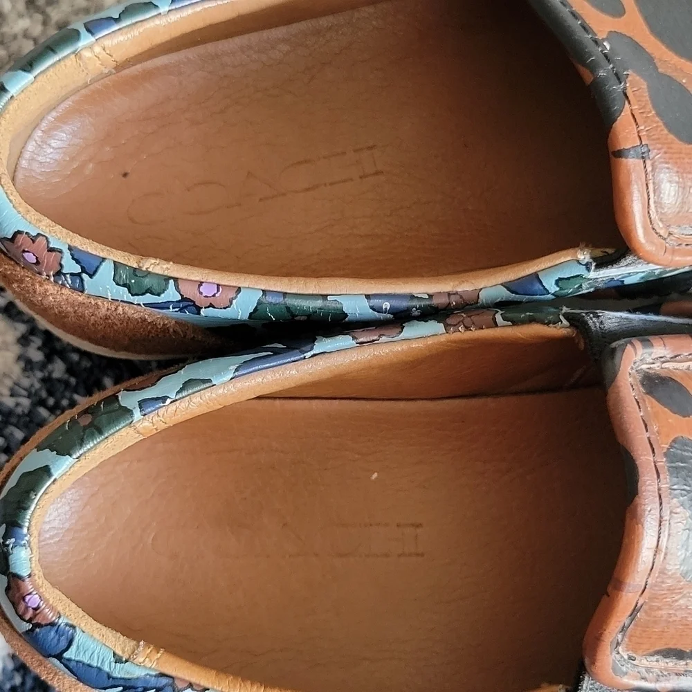 Coach wildbeast napa slip on sneakers brown/mist